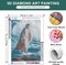 Jesus Diamond Art Kits for Adults, Jesus Walk On Sea Diamond Painting Kits for Adults Beginners, Jesus Christ Religious DIY 5D Round Full Drill Diamond Paintings Gem Art 12x16 inch